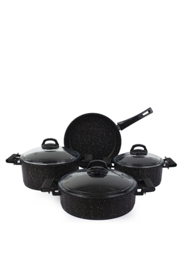 7 Parça Döküm Tencere Seti - 1