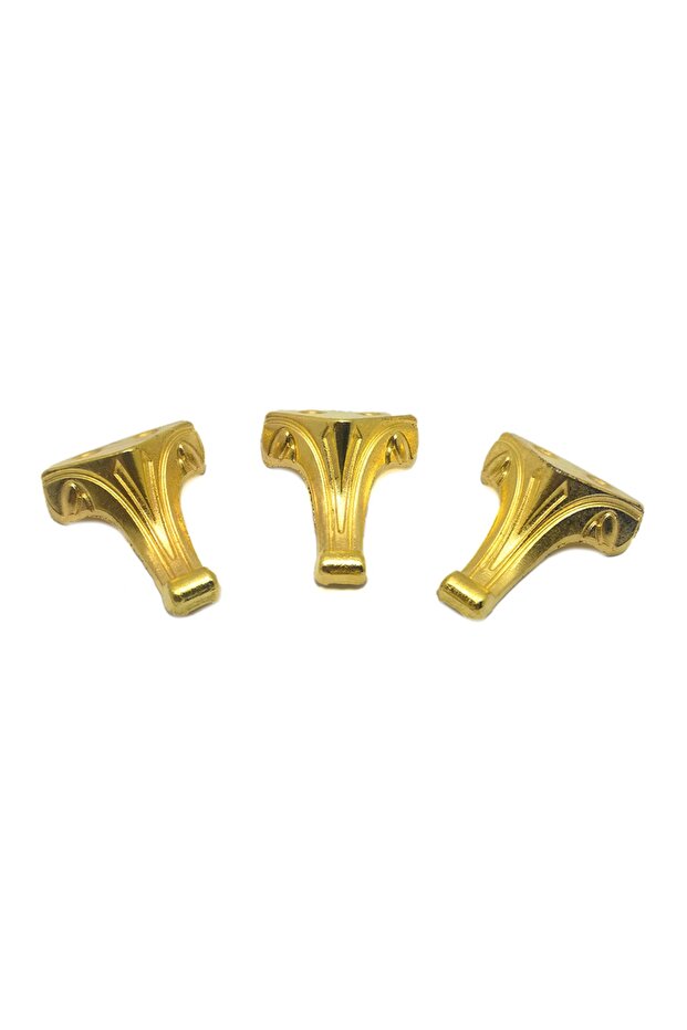 Epoxy Tray & Rosary Box Metal Leg Gold 4 Pieces