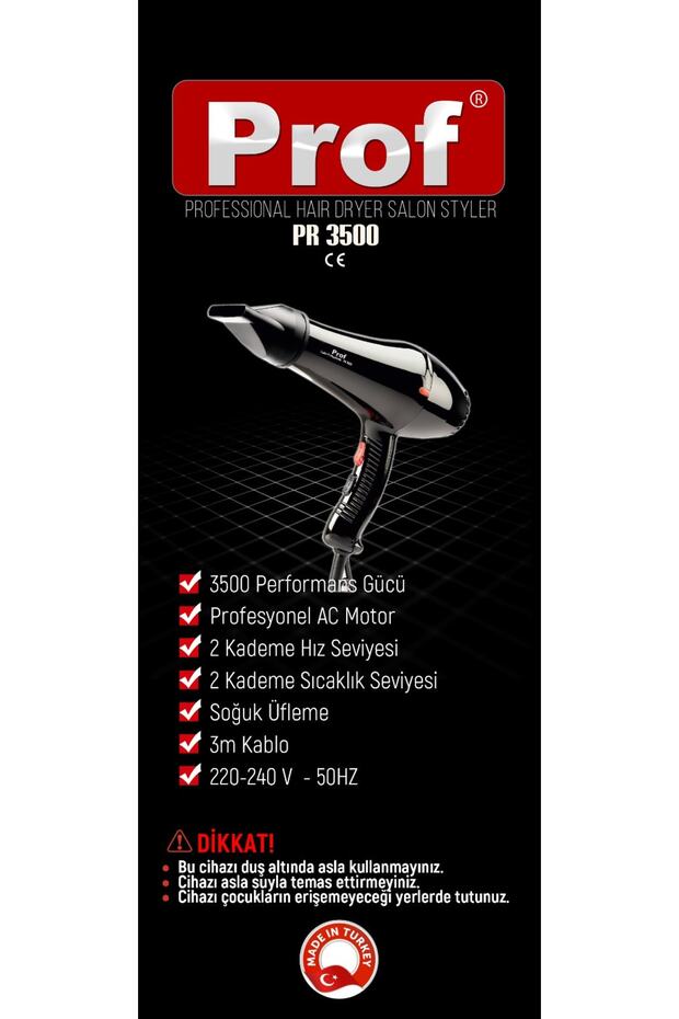 Turbo Profesyonel Fön Makinesi ve Saç Kurutma - 6