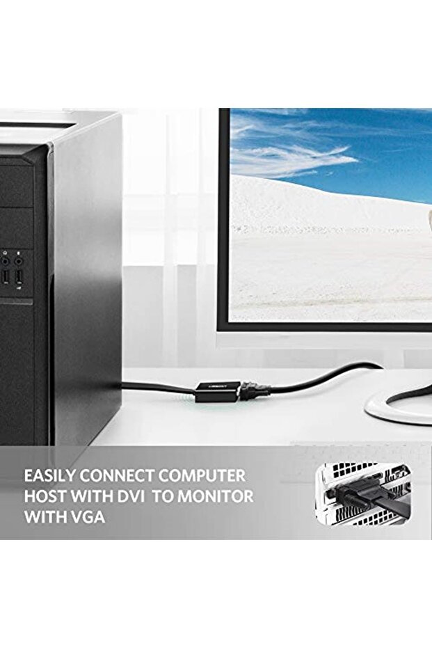 Dvı Erkek To Vga 24+1 Dişi Dönüştürücü Adaptör - 3
