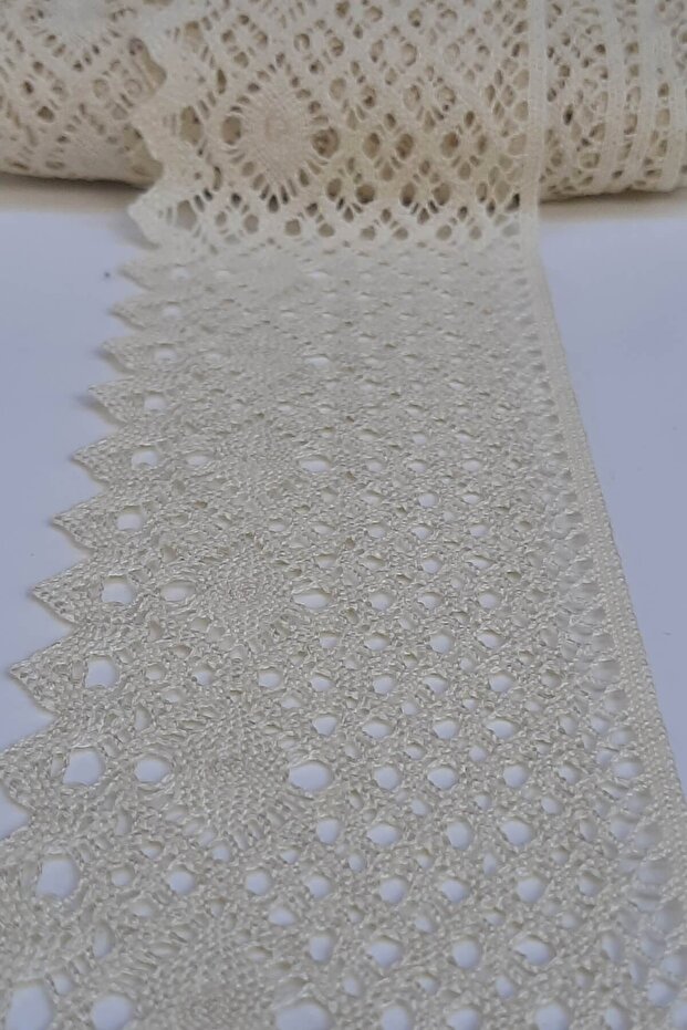 Cream Kopanaki Cotton Lace – Special Design, Accessory, Quality Production, Eye-Catching Style – Decorative Item