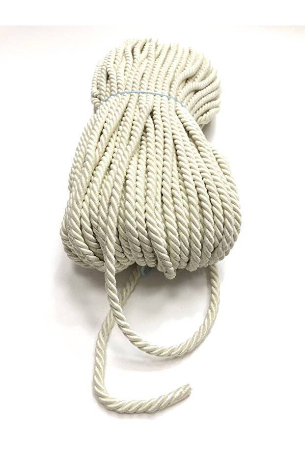 Cream Cord Rope 8 mm 10 Meters – Special Design, Accessory, Quality Production, Eye-Catching Style