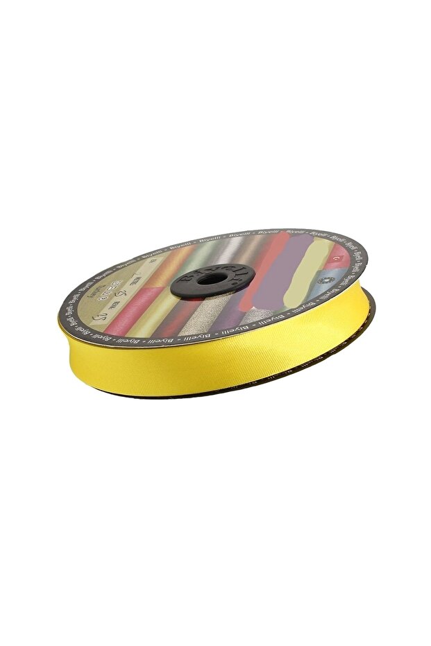 Yellow Satin Piping 2 cm 25 Meters – Special Design, Accessory, Quality Production, Eye-Catching Style – Ribbon –