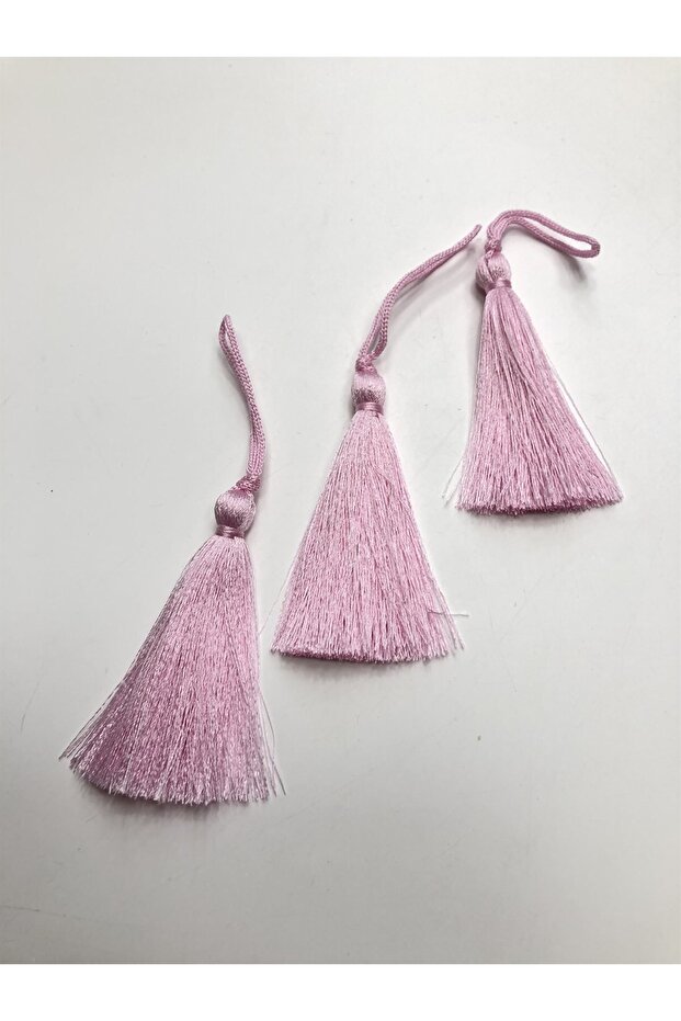 Decorative Ribbon Baby Pink Single Tassel 10 Pieces 7 cm – Decorative Ribbon, Stylish Design, Women's Accessory