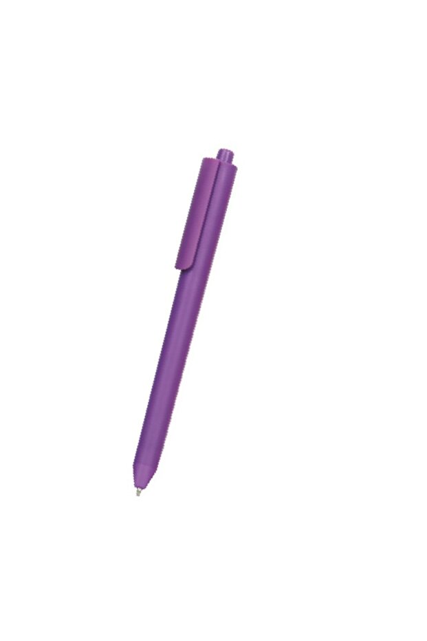 Purple Ballpoint Push Pen - 1