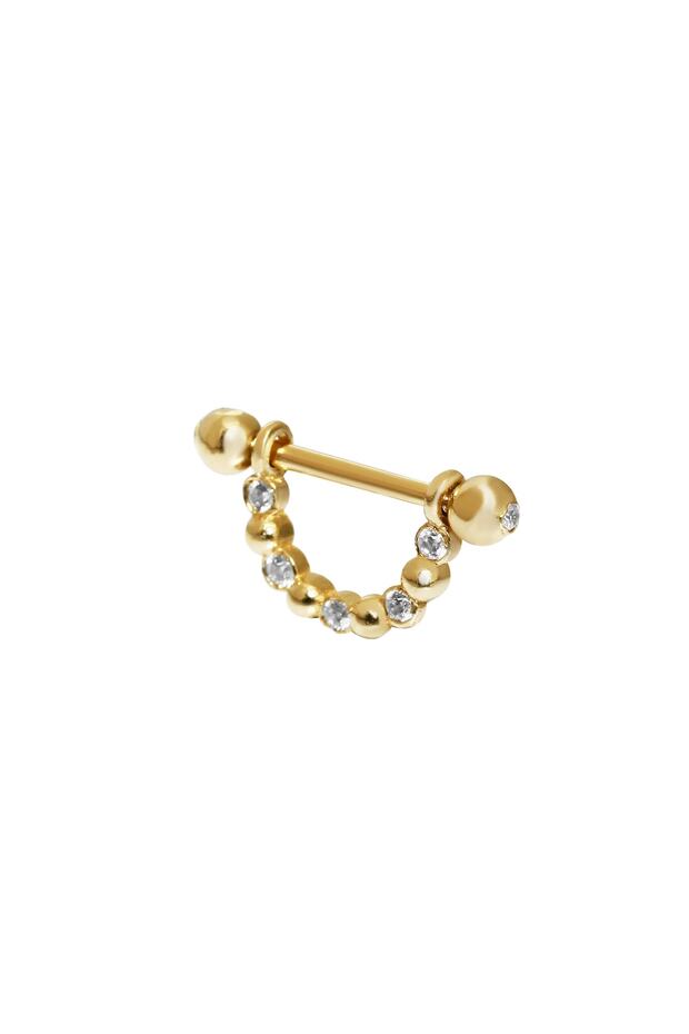 Altın Burun Hızması Ve Helix Piercing - 1
