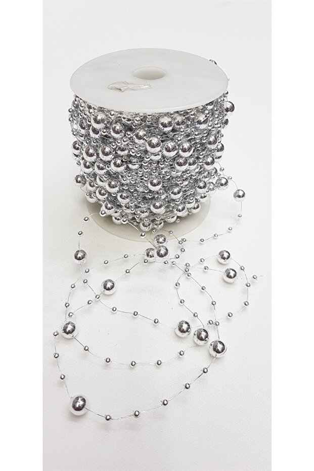 Silver Fringed Misina Pearl 20 Meters – Special Design, Accessory, Quality Production, Eye-Catching Style – Bo