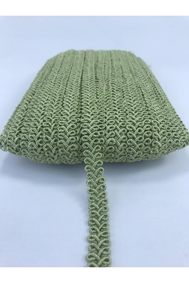 Декоративна стрічка оливкового кольору для прикрашання упаковки та оздоблення країв, 5 метрів – Декоративна стрічка - 5