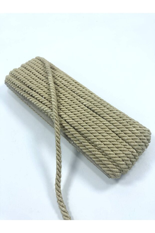 Beige Cord 4 mm 10 Meters – Special Design, Accessory, Quality Production, Eye-Catching Style – Other Party Ma