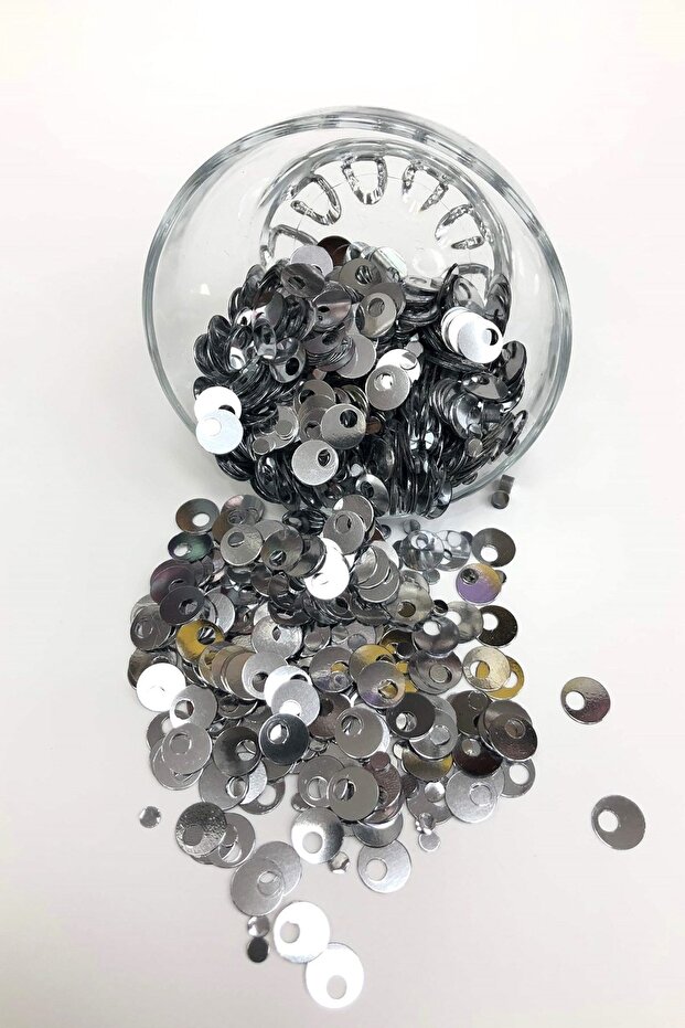 Silver Color Booties and Bag Coin 10 mm – Beads, Stylish Design, Women's Accessory – Beads