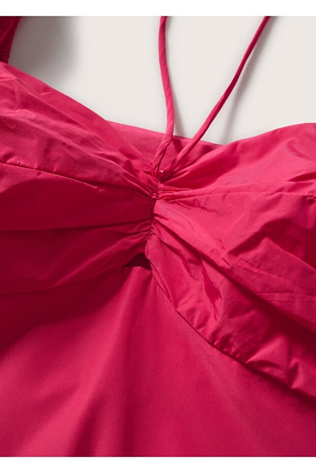 Kabarık Kollu Kısa Bluz - 7