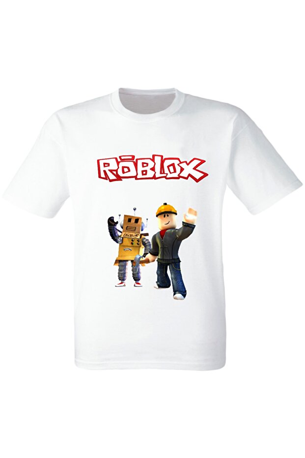 Roblox Printed White T-Shirt