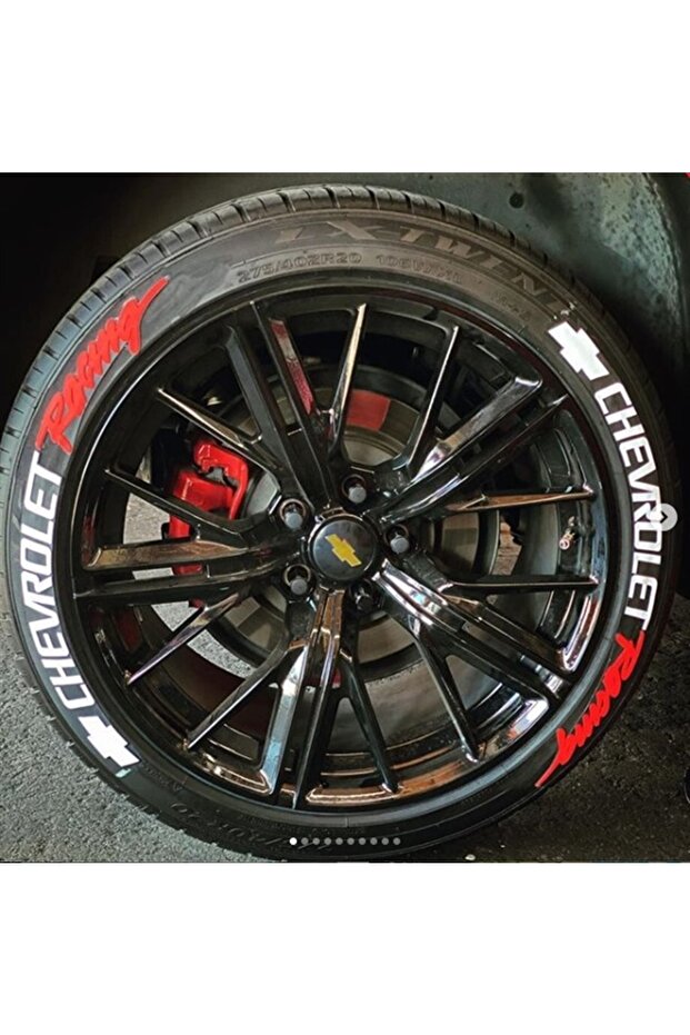 Tire Lettering Chevrolet Racing Permanent Tire Lettering Chevrolet Racing Sticker 8 Kit Compatible