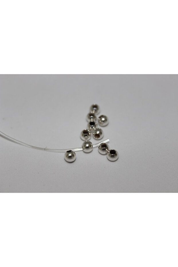Silver Bead 4mm