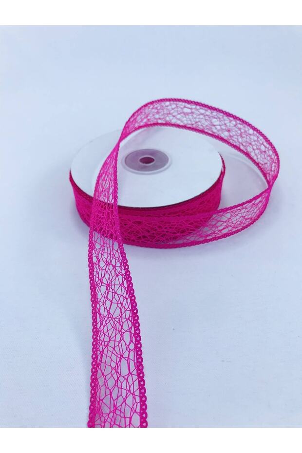 Fuchsia Network Ribbon 5 Meters Packaging Material Decoration Ribbon – Ribbon, Stylish Design – Ribbon