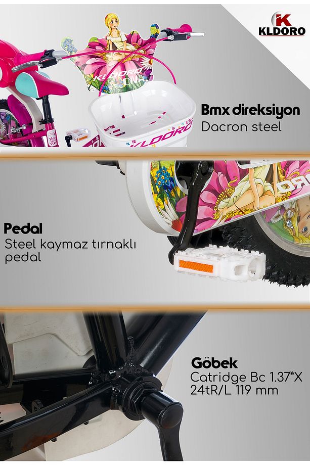Diva 16 Jant Bisiklet Kız Çocuk Bisikleti - 7
