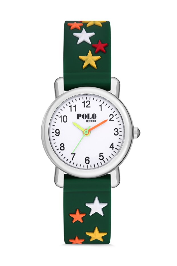 Silicone Children's Wristwatch with Star Band