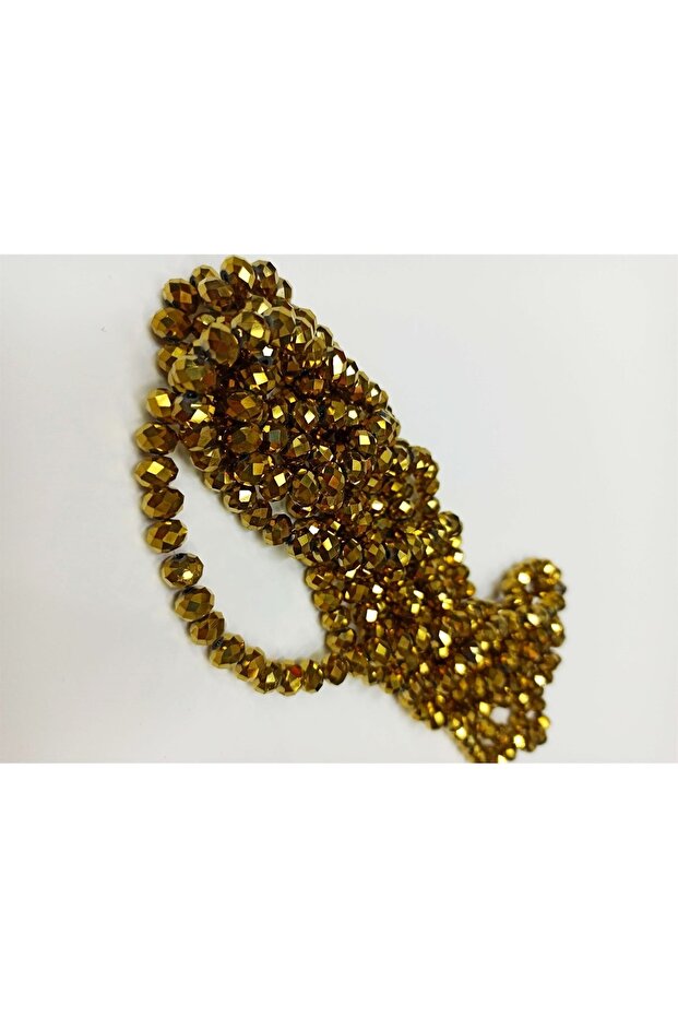Unisex Yellow Crystal Beads 8 mm – Special Design, Accessory, Quality Production, Eye-Catching Style – Beads