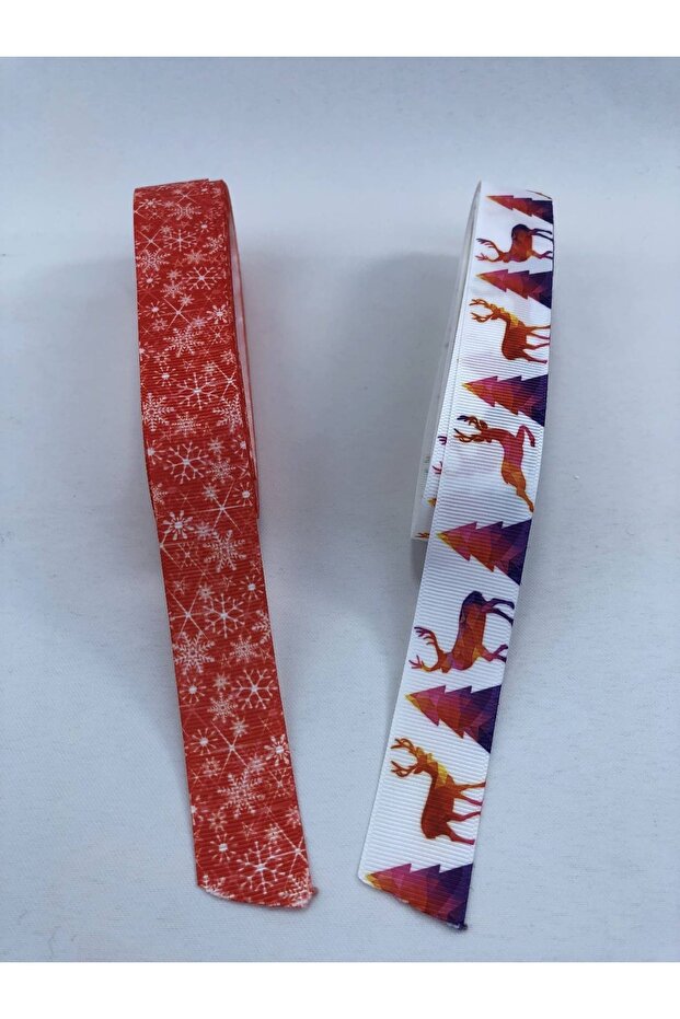 New Year's Ornament Ribbon Set 8 – Special Design, Accessory, Quality Production, Eye-Catching Style – Ribbon –