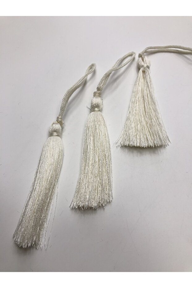 Cream Single Tassel 10 Pieces 7 cm – Special Design, Accessory, Quality Production, Eye-Catching Style
