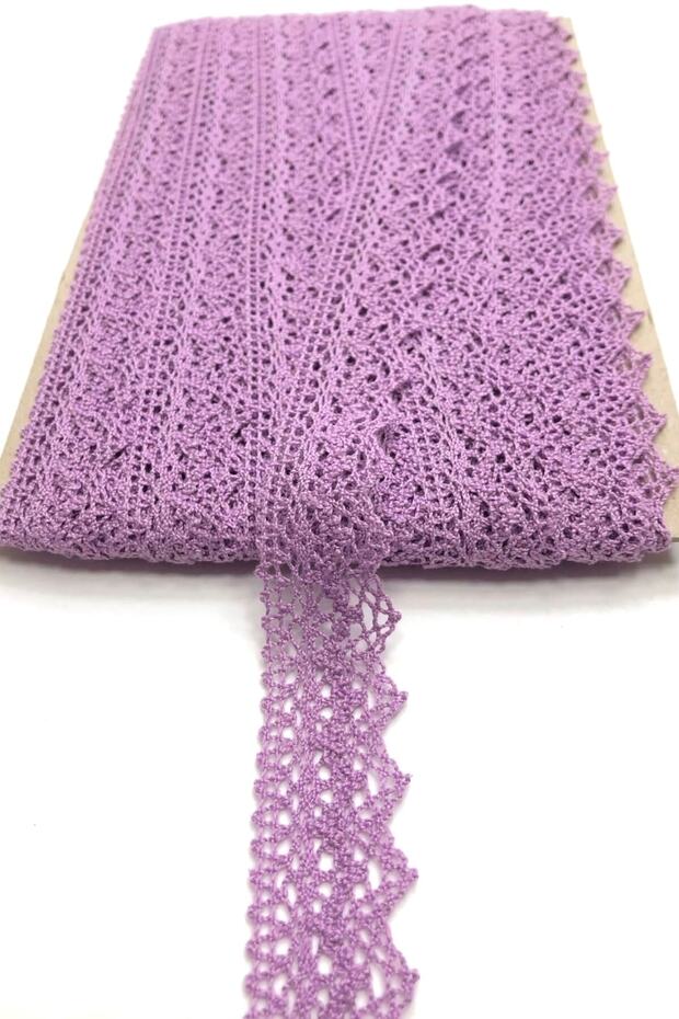 Lilac Kopanaki Cotton Lace – Special Design, Accessory, Quality Production, Eye-Catching Style – Decorative Item