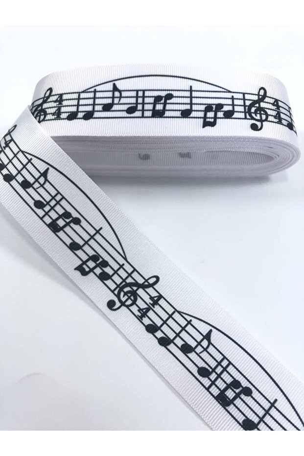 ملاحظة منقوشة الشريط الأبيض Grosgrain - 7