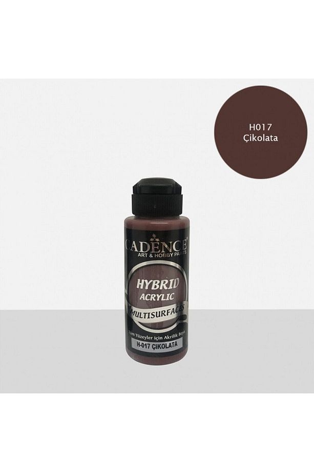 H-017 Çikolata , Multısurface 120 ml Akrilik Boya - 1