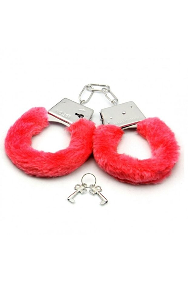 Pembe Peluş Kelepçe - 1