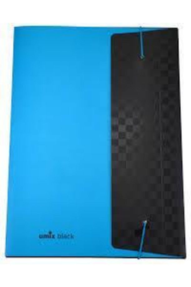 Umıx Black U1360b Lastikli Dosya Siyah - Mavi - 1
