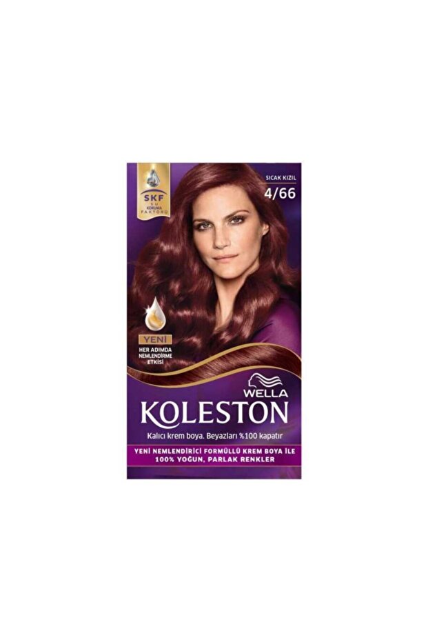 Set 4/66 Sıcak Kızıl Saç Boyası Wella - 1