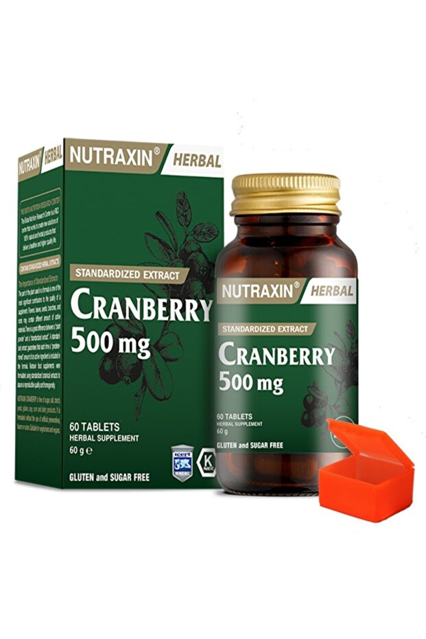 Cranberry 500mg 60 Tablets + Hap Kutusu - 1