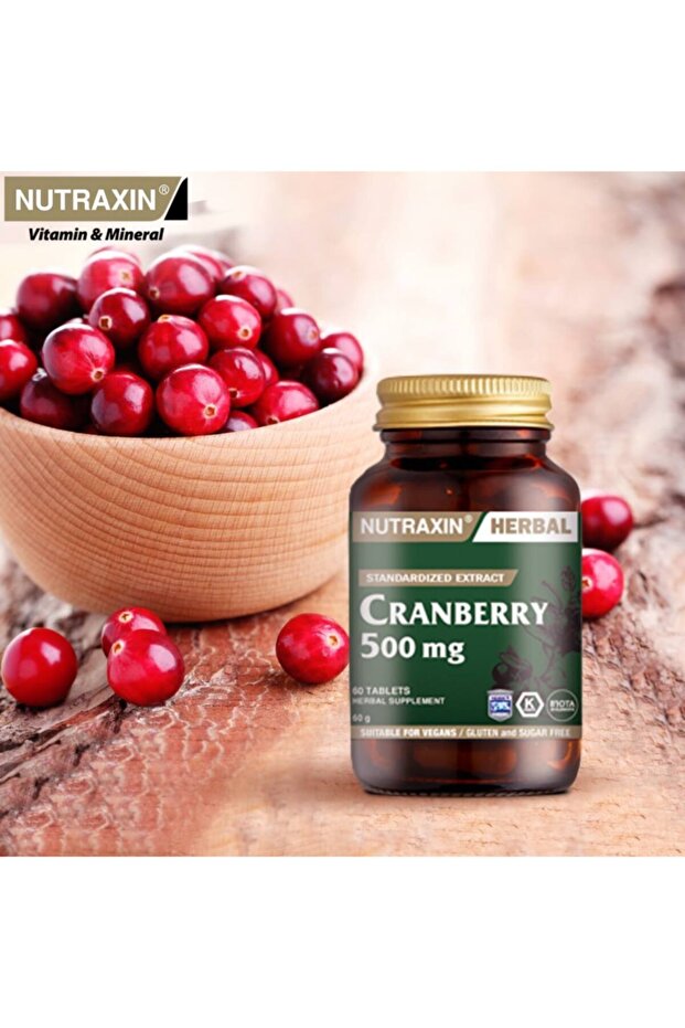 Cranberry 500mg 60 Tablets + Hap Kutusu - 3