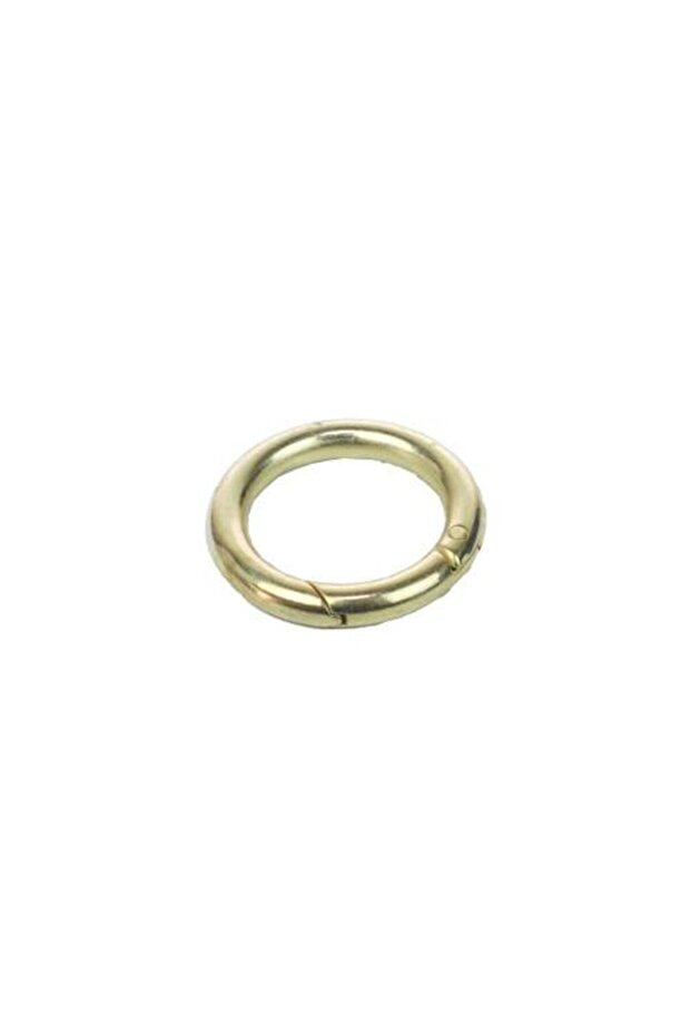 Spring Bag Ring Mechanized Ring 2.7 Cm - 10 Pieces Gold