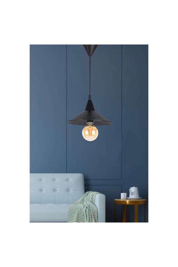 Siyah Elit Tekli Sarkıt Dekoratif Avize - 2