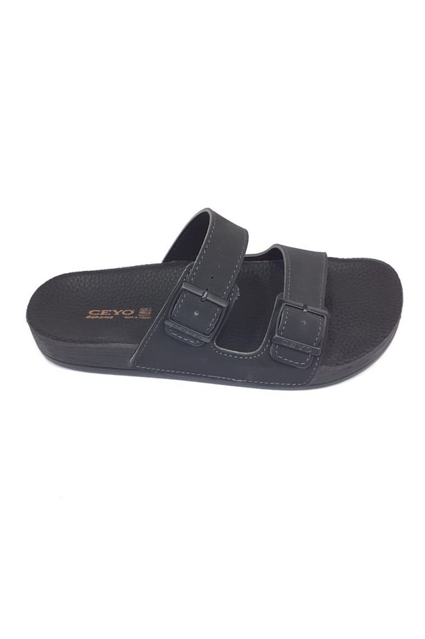 Bahama-10 Unisex Siyah Günlük Ortopedik Terlik - 1