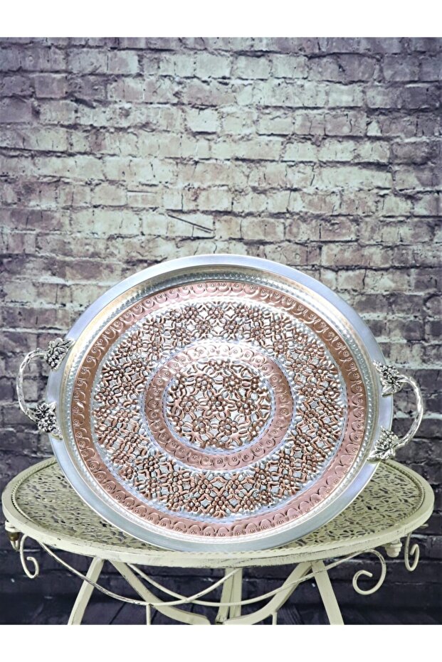 Miray Bakır Tepsi 36 Cm - 4