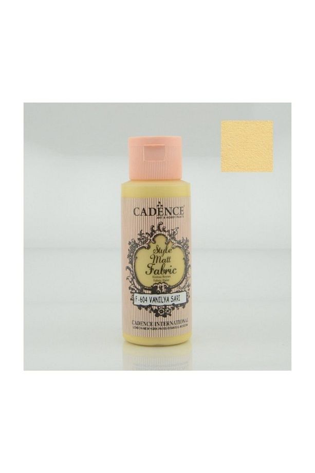 604 Vanilya Sarı Mat Kumaş Boyası 59ml(cc) - 1