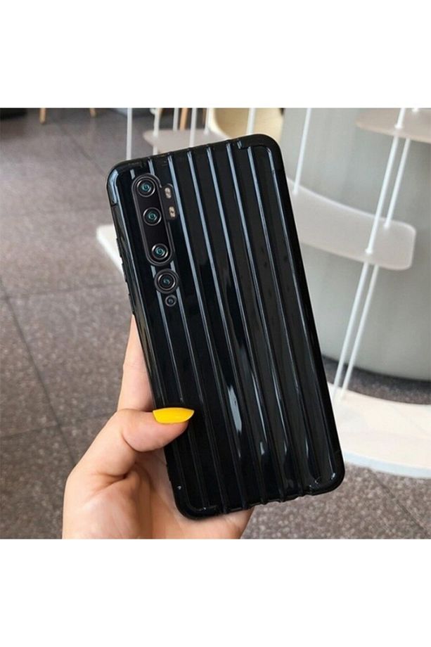 Xiaomi Mi Note 10-cc9 Pro Trunk Lines Ince Soft Silikon Kılıf - Kırmızı - 2
