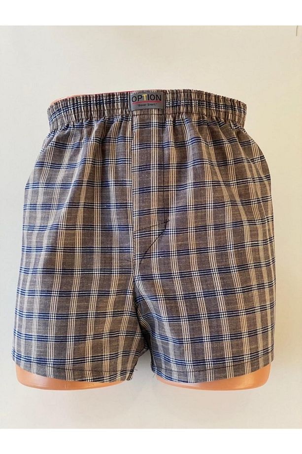 Erkek 5'li Paket Poplin (Pamuk) Boxer Şort - 9