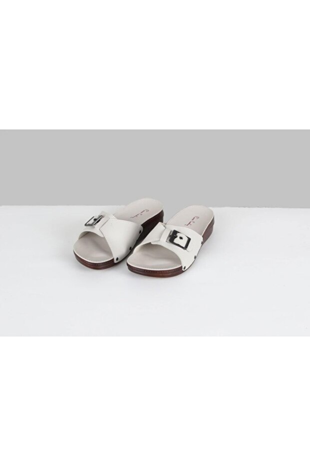 Women's Anatomical Sole Buckle Slippers (pc-6784)