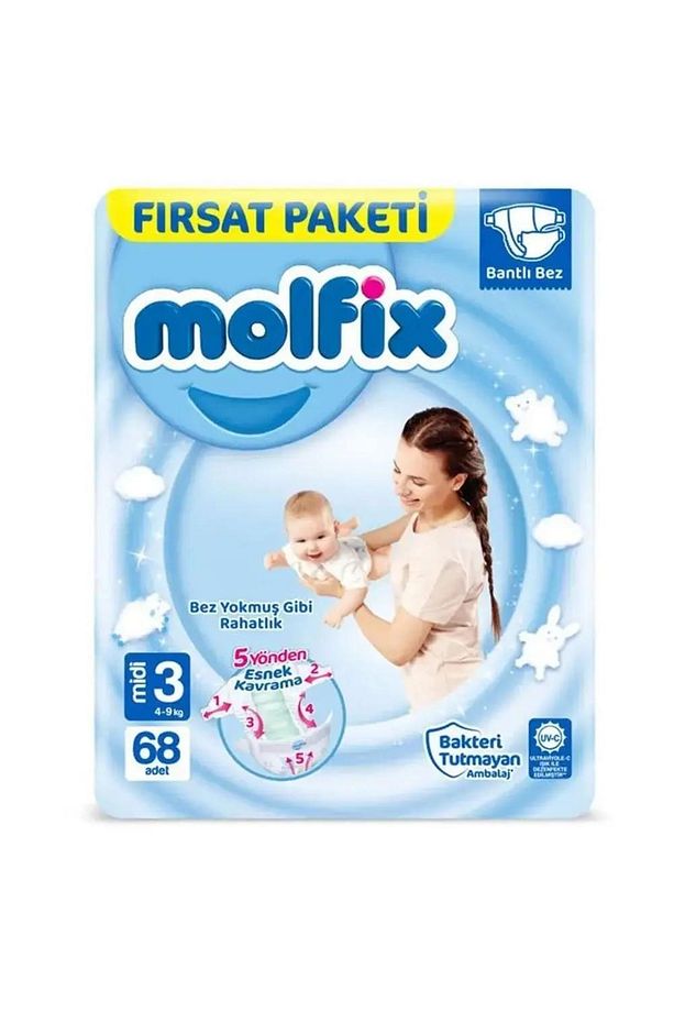 3 Numara Midi 4-9 kg 68 Adet - 1