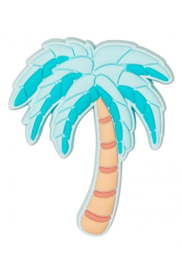 Jibbits Mavi Palm Tree Ayakkabı Terlik Süsü - 1