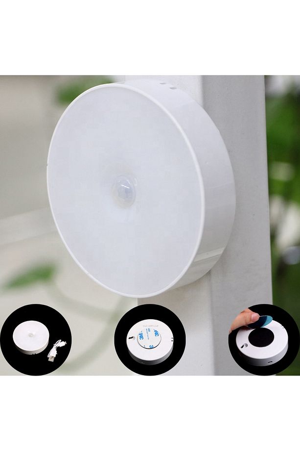 Hareket Sensörlü Usb Şarjlı Led Işık Lamba Şarjlı Sensörlü Led Kabin Aydınlatma ( 1 Adet) - 6
