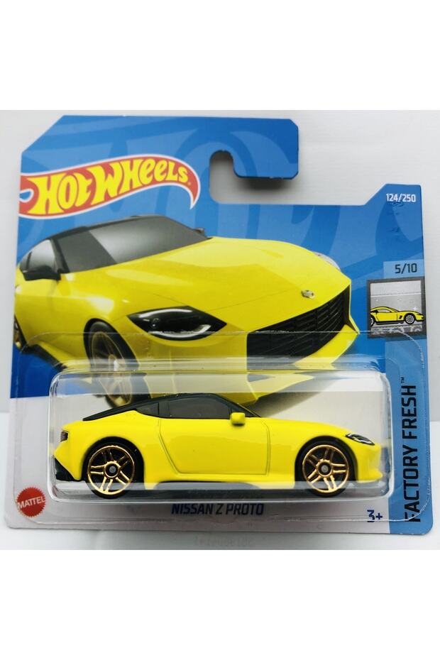 Nissan Z Proto Yellow 1:64 Scale Hotwheels Brand 5/10