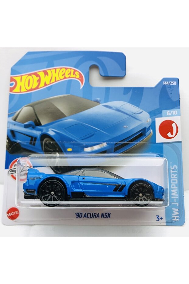 90 Acura Nsx Blue 1:64 Scale Hotwheels Brand 6/10