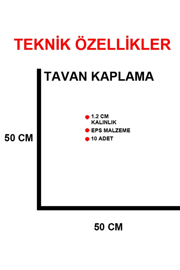 Evrim - 10 Adet 2.5 M2 Strafor Tavan-duvar Paneli - 2