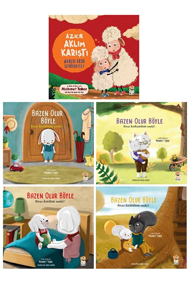 Mehmet Teber 5 Kitap Set / Bazen Olur Böyle - Azıcık Aklım Karıştı