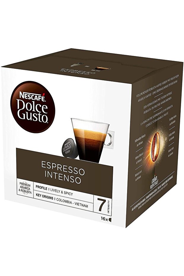 Dolce Gusto Espresso Intenso 16 Capsule Coffee 112 G