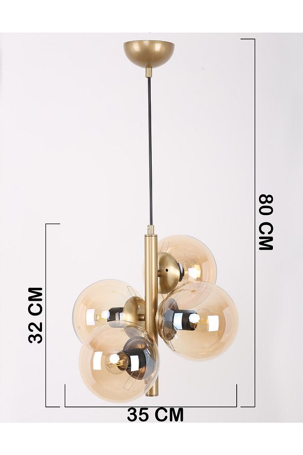Forte Eskitme Bal Camlı Avize - 5