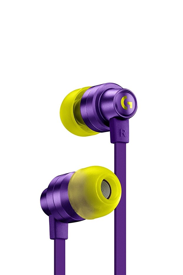 G G333 Kulakiçi Mikrofonlu Stereo Oyun Kulaklığı - Mor - 1